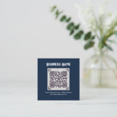 D'accompagnement Créer son propre Carte de visite de code QR - Beau (Debout devant)