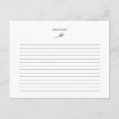 D'accompagnement Cuisine de campagne | Carte de recette de Fête des (Dos)