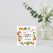 D'accompagnement CUTIE Orange Déchets Raffin carte insert, douche (Debout devant)