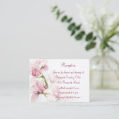 D'accompagnement Cymbidium Orchid Mariage Réception Insertion Carte (Debout devant)