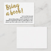 D'accompagnement Demande de livre Insertion carte de boîtier, Parti (Devant / Derrière)