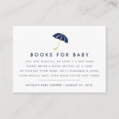 D'accompagnement Demande de réservation | Carte d'insertion de Baby (Devant)