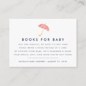 D'accompagnement Demande de réservation | Carte d'insertion de Baby (Devant)