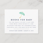 D'accompagnement Demande de réservation | Carte d'insertion de Baby (Devant)