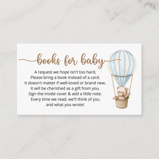 D'accompagnement Demande de réservation de la carte de boîtier Baby (Devant)