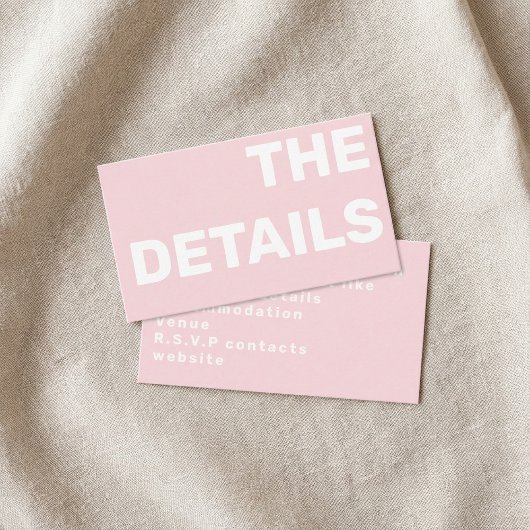 D'accompagnement Détail de carte d'enclosure de typographie moderne