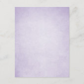 D'accompagnement Détail de la carte d'information pour les invités  (Dos)