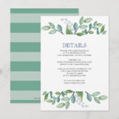 D'accompagnement Détails Carte Green Suite (Devant / Derrière)