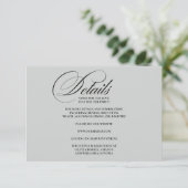 D'accompagnement Détails de la carte de l'enveloppe (Debout devant)