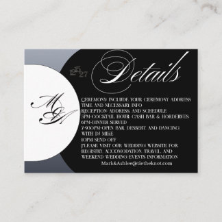D'accompagnement Détails de la collection We Do Tuxedo - Carte incl
