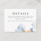 D'accompagnement Détails du mariage Carte de petit boîtier (Devant)