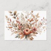 D'accompagnement Détails du Mariage d'automne Carte de boîtier (Dos)