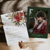 D'accompagnement Détails du mariage d'hiver de Noël Carte de clôtur