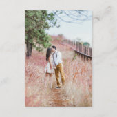 D'accompagnement Détails du mariage fleur sauvage QR carte d'insert (Dos)