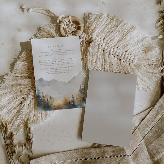 D'accompagnement Détails du Mariage forestier Insérer une carte