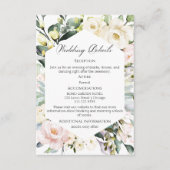 D'accompagnement Détails du mariage | RSVP | Carte de boîtier de co (Devant)