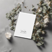 D'accompagnement Détails minimaux du Mariage Carte de boîtier éléga