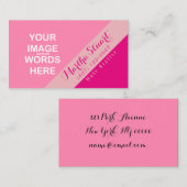 D'accompagnement do-it-yourself / Insérer une photo - Carte de visi (Devant / Derrière)