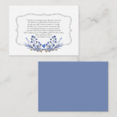 D'accompagnement Dusty Blue Afficher carte d'insertion de douche nu (Devant / Derrière)