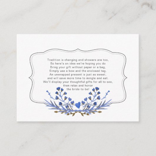 D'accompagnement Dusty Blue Afficher carte d'insertion de douche nu (Devant)