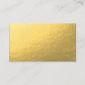 D'accompagnement Elegant Gold Black Mariage Carte de site Web (Dos)