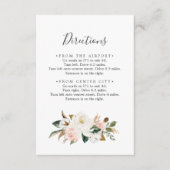 D'accompagnement Élégant Magnolia | Carte de boîtier en mode blanc (Devant)