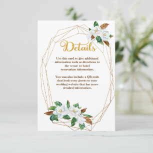 D'accompagnement Élégant Magnolia Détails Carte de boîtier