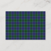 D'accompagnement Elegant Scott Clan Plaid Mariage carte de boîtier (Dos)