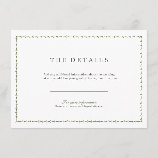 D'accompagnement Elégante carte classique classique classique de dé (Devant)