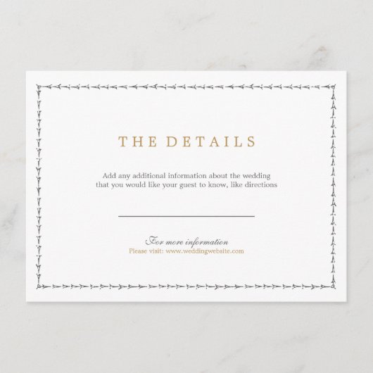 D'accompagnement Elégante carte classique classique classique de dé (Devant)