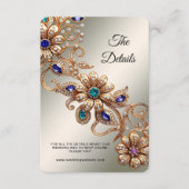 D'accompagnement Élégante Carte de boîtier de fermeture pour bijoux (Devant)