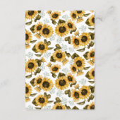 D'accompagnement Élégante carte de boîtier Mariage jaune (Dos)