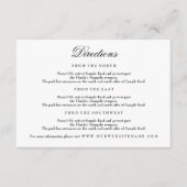 D'accompagnement Élégante carte de boîtier noir et blanc (Devant)