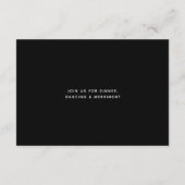 D'accompagnement Elégante carte de clôture de mariage (Dos)