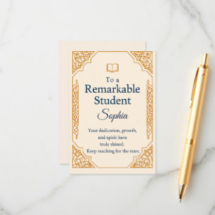 D'accompagnement Elégante carte de félicitations pour une St Except