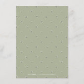 D'accompagnement Elégante carte d'information mariage fleurie et ru (Dos)