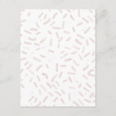 D'accompagnement Elle a été rachetée carte de conseil de mariée de  (Dos)