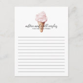 D'accompagnement Elle a été rachetée carte de conseil de mariée de  (Devant)