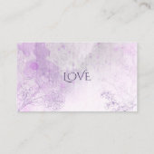 D'accompagnement Enchanter la carte de Registre Mariage violet (Dos)