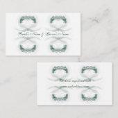 D'accompagnement Enregistrer la carte de profil pour les Mariages (Devant / Derrière)