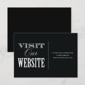 D'ACCOMPAGNEMENT ET ÊTRE MARIÉ | CARTE DE SITE MARIAGE (Devant / Derrière)