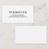 D'accompagnement Être Mariés | Carte du site web de mariage (Devant / Derrière)