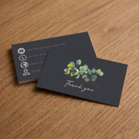 Eucalyptus branche vert foncé merci insérer carte