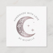 D'accompagnement Fait À La Main Avec Amour Carte de remerciements L (Devant)