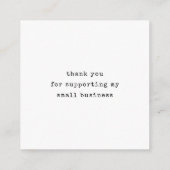 D'accompagnement Fait À La Main Avec Carte de remerciements De Scri (Dos)