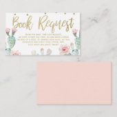 D'accompagnement Fiesta Gold Calligraphy Demande de carnet Carte In (Devant / Derrière)