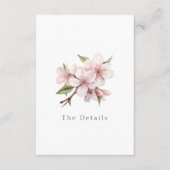 D'accompagnement Fleur Cherry Blossom Les Détails Carte de boîtier (Devant)