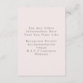 D'accompagnement Fleur Cherry Blossom Les Détails Carte de boîtier (Dos)