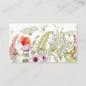 D'accompagnement Fleur sauvage Devinez combien de bonbons carte de  (Dos)