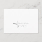 D'accompagnement Fleur sauvage Garden Boho Wedding Carte RSVP (Dos)